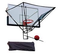 Basketball Shot Returner, Hang Basketball Shooting Trainer System With Bag, Rotatable Shot Returner For Standard Rim,Easy To Assemble