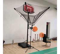 Basketball Shot Returner, Large Basketball Hoop Return Attachment, Adjustable 2.5-3.1m Professional Rebounder Net Return, Indoor Outdoor Use