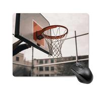 Basketball Shot Square Mouse Pad Portable Computer Mousepad with Non-Slip Rubber Base 18 * 22cm Ultra-Thin Gaming Mouse Mat for Computer Laptop Office Desk Accessories