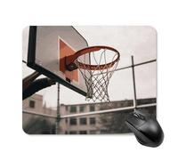 Basketball Shot Square Mouse Pad Portable Computer Mousepad with Non-Slip Rubber Base 20 * 25cm Ultra-Thin Gaming Mouse Mat for Computer Laptop Office Desk Accessories