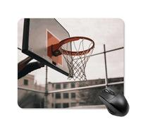 Basketball Shot Square Mouse Pad Portable Computer Mousepad with Non-Slip Rubber Base 25 * 30cm Ultra-Thin Gaming Mouse Mat for Computer Laptop Office Desk Accessories