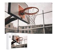 Basketball Shot Wooden Puzzles for Adults 1000 PCS Unique Shape Puzzles Wall Art Home Decor for Puzzle Lovers, Family, Friend Creative Gift Toys