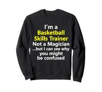 Basketball Skill Trainer Coach Dribble Pass Defense Coaching Sweatshirt