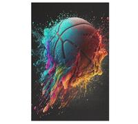 Basketball Sport Adults Wooden Jigsaw Puzzle,3D Puzzle for Kids Wooden Puzzle Toys for Family Game Play Collection Best Gift,Brain Training 1000 Piece (78×53cm)
