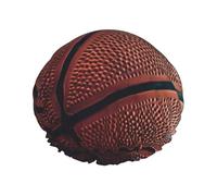 Basketball Sport Print Shower Cap for Women Men, Reusable Double-Layer Fabric Bathing Cap Girls Hair Caps, 29 CM