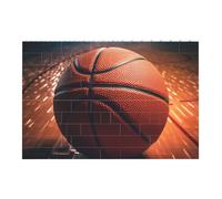 Basketball Sport Printed Jigsaw Puzzle 14.4x9.8 CM, Rectangular Puzzle Challenging Game for Adults Gifts, Family Fun Decorative Wall Decor