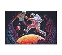 Basketball Sport Wooden Puzzles for Adults,1000 Piece,Jigsaw Puzzle for Teens Brain Challenge （75×50cm）