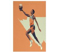 Basketball Sport Wooden Puzzles for Adults,1000 Piece,Jigsaw Puzzle for Teens Brain Challenge 78×53cm