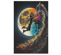 Basketball Sports Colorful 1000 Piece Jigsaw Puzzles for Adults Wooden Puzzle Challenging Game Family for Gifts 78×53cm