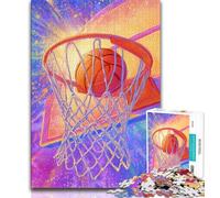 Basketball Sports Jigsaw Puzzles for Adults 1000,Challenging To Complete But Fun And Humorous Unique Home Decor And Gifts (50x75cm)
