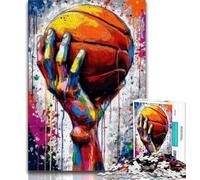 Basketball Sports Jigsaw Puzzles for Adults 1000 Jigsaws,Challenging Game Gifts for Is Ideal As A Gift for The Whole Family (38x26cm)
