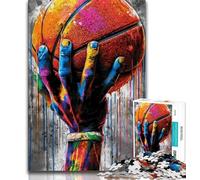 Basketball Sports Jigsaw Puzzles for Adults,Challenging To Complete But Fun And Humorous Birthday Present,Gifts,Wall Art (38x26cm)