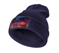 Basketball Sports Men‘s Soft Beanie Hat Winter Warm Slouchy Knit Cuff Cap for Women