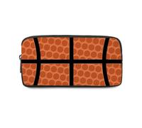 Basketball Sports Study Pencil Case with Zip Up Girls Pencil Cases for Secondary School Pen Case Back to School Stationery Secondary High College Sixth Form Stationery Gifts for Women Men