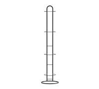 Basketball Stand - 4 Tier Basketball Rack | Multi-Level Basketball Rack | Cast Iron Stand Display For Volleyball | Multi Layer Multilayer Storage Shelf