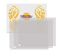 Basketball Sticky Mat - 17x12 Inch Grip Pad, Adhesive Shoe Traction Mat, Portable Non-Slip Amplifier, Replaceable Sports | Durable Sticky Training Mat for Volleyball Training on the Foot