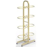 Basketball Sto Rack, 6-Tier Double-Sided nizer Cart for Home Gym & Studios, Space-Saving Exercise Ball Holder, & Versatile Sports Sto
