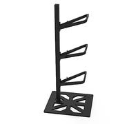 Basketball Storage Rack,Basketball Storage Rack,Metal Basketball Storage Rack - Removable Sports Ball for Basketball, Volleyball & Football (Black 12/37x32x59cm)