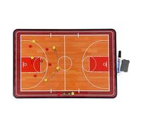 Basketball Tactical Board Double-Sided Training Aid, Portable 23.6x15.7 Inch for Game Strategy and Coaching Guidance