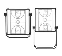 Basketball Tactical Board for Schools, Dry-Erase Coaching Board with Magnetic Markers, 360° Rotatable, No Installation Required, for Competition(Large)