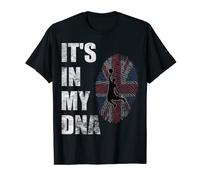 Basketball Team Flag GB It's In My DNA Union Jack T-Shirt