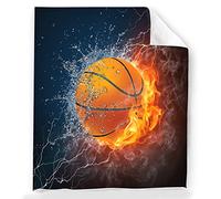 Basketball Throw Blanket Warm Ultra-Soft Micro Fleece Blanket for Bed Couch Living Room(Young)