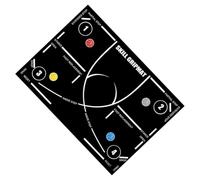 Basketball Training Mat - Footstep Practice Mat, Agility Balance Coordination Trainer | Silent Basketball Dribble Trainer | Indoor Outdoor Sports Equipment For Gym Fitness Drill Kids Adults Athletes