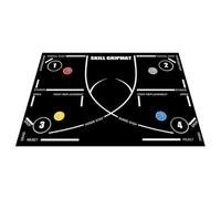 Basketball Training Mat - Footstep Practice Mat, Agility Balance Coordination Trainer | Silent Basketball Dribble Trainer | Indoor Outdoor Sports Equipment For Gym Fitness Drill Kids Adults Athletes