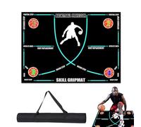 Basketball Training Mat - Non-Slip Basketball Dribble Trainer, Portable BaskeTt Exercise Mat | Foldable and Portable for Development of Al Skills