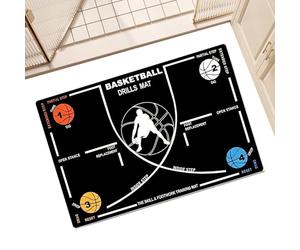 Basketball Training Mat - Performance | Basketballs Control Mat | Basketball Footstep For Skill Drills Balance Coordination Workouts Indoor Courts Coaching Youth Adult Players Routine Use
