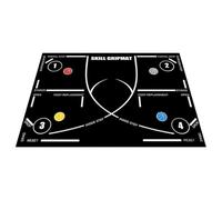 Basketball Training Mat | Training Accessories for Ball Sports - Basketball Footsteps Exercise Mat | for Children Adults Players Athletes School Teams Trainers Fitness Enthusiasts Sports Teachers