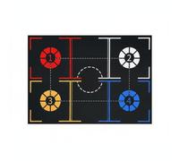 Basketball Training Pad Dribbling Mat Footwork Board Practice Mat Quiet Rubber Child Friendly Practice Area Suitable for, style to 1