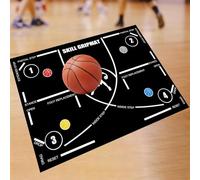 Basketball Training Pad | Portable Non-Slip Blanket | 120x86cm Silent Aid | Speed Improvement Tool | Indoor Equipment For Children, Adults | Durable, Lightweight Practice