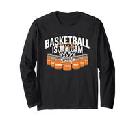 Basketball Tshirts for Men Kids Youth Player Slam Dunk Teens Long Sleeve T-Shirt