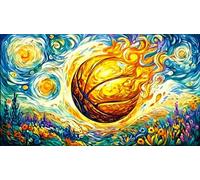 Basketball-vs-Volleyball-Confrontation-in-Fire-and-Water Puzzle for Adults Kids 1000 Pieces Challenging Puzzles Fun Present & Activity for Home for Decompression and Wall Decor 38x26/1000pcs