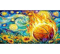 Basketball-vs-Volleyball-Confrontation-in-Fire-and-Water Recycled Paper Jigsaw Puzzle 1000 Pieces Great Gift Idea Educational Games for Women, Gifts for Men Beautiful Decoration Puzzle 70x50/1000pcs