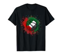 Basketball with United Arab Emirates Flag T-Shirt
