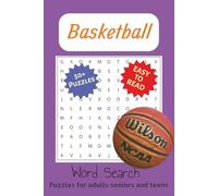 Basketball Word Search Puzzle Book: Word Searches with Easy To Read Print about Basketball Activity Book for Sports and More | 6x9 inches, 110 Pages | ... Gift for Vacations Holidays and Free Times