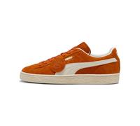 Puma Unisex-Adult Suede Charles F. Stead IV Sneaker, Orange Glo-white, 11 Women/10 Men