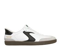 Skechers Men's Sneaker Hotshot Relegate White Duraleather/Suede Black Trim UK 8