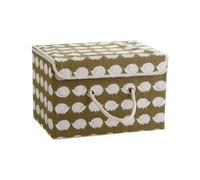 Baskets Storage, Morbuy Christmas Gift Organizer Bin-Collapsible Hamper Original Linen and Fabric Diaper Boxes Holders Water-proof Small with Handle for Organizing Toys Blankets and Laundry 1pcs (Hedgehog)
