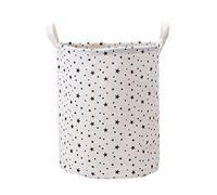 Baskets Storage, Morbuy Christmas Gift Organizer Bin-Collapsible Hamper Original Linen and Fabric Diaper Boxes Holders Water-proof Small with Handle for Organizing Toys Blankets Laundry for Newborns Nursery (star)