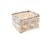 Baskets Storage, Morbuy Organizer Bin-Collapsible Christmas Gift Hamper Original Linen and Fabric Diaper Boxes Holders Water-proof Small with Handle for Organizing Toys Blankets and Laundry 1pcs (pink)