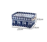 Baskets Storage, Morbuy Organizer Bin-Collapsible Christmas Gift Hamper Original Linen and Fabric Diaper Boxes Holders Water-proof Small with Handle for Organizing Toys Blankets and Laundry 1pcs (elephant)