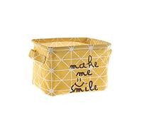 Baskets Storage, Morbuy Organizer Bin-Collapsible Hamper Original Christmas Gift Linen and Fabric Diaper Boxes Holders Water-Proof Small with Handle for Organizing Toys Blankets (C)
