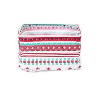 Baskets Storage, Morbuy Organizer Bin-Collapsible Hamper Original Christmas Gift Linen and Fabric Diaper Boxes Holders Water-proof Small with Handle for Organizing Toys Blankets and Laundry for Newborns (Bohemia)