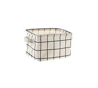 Baskets Storage, Morbuy Organizer Bin-Collapsible Hamper Original Christmas Gift Linen and Fabric Diaper Boxes Holders Water-Proof Small with Handle for Organizing Toys Blankets (A)