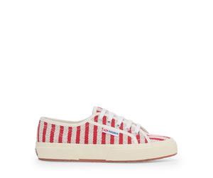 Baskets Superga 2750 Cotton Stripes Rouge 41