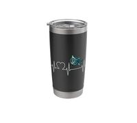 Basking Sharks Basking Shark Heartbeat Stainless Steel Insulated Tumbler