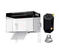 Basking Topper, Turtle Selsification Dock - Turtle for Pets at Quai-cdded Preserving on Tank,Living Room Hotel Reptile Resting Land Habitat Topper for Animal